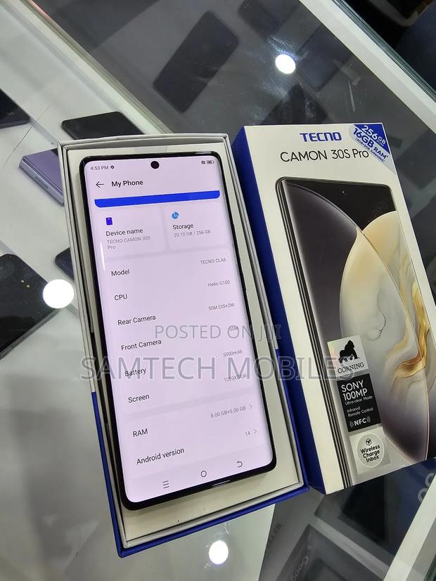 Tecno Camon 30S Pro 256 GB Black - thumbnail 4