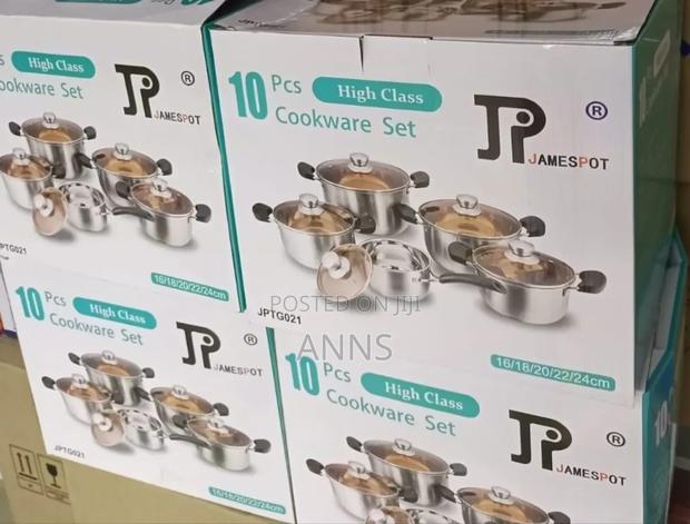 Jp Staineless Steel 10pc Cookware