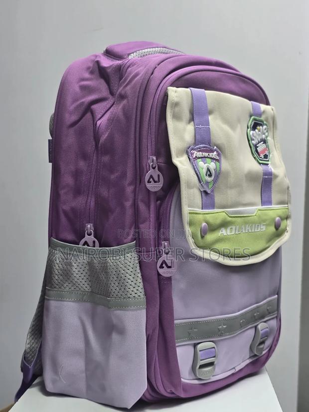 Elementary Purple School Bag