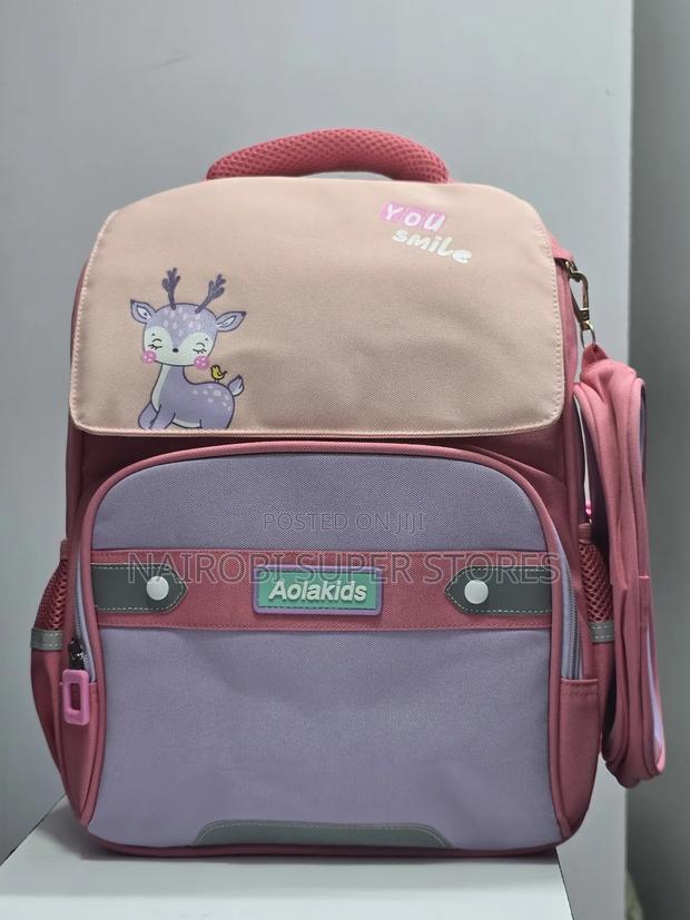 Elementary Pink School Bags Executive Finish