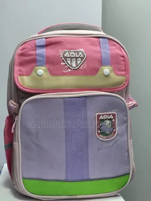 Elementary Pink Purple Kids School Bag Executive Finish