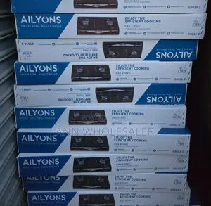 New Model AILYONS 2 Burner Tainless Steel Gas Cooker AS-5