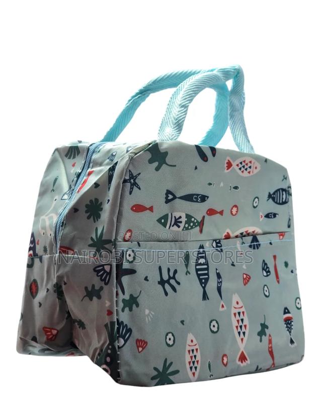 Blue Lunch Bag Small Size Insulated Leak Free