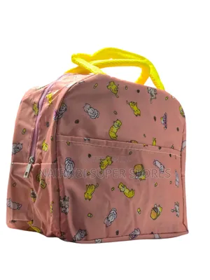 Lunch Bag Peach Small Pink Insulated Leak Free Lunchbags