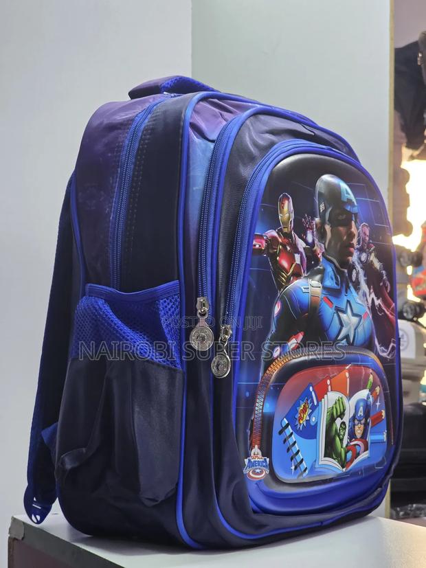Captain America Large Capacity School Bag for Boys