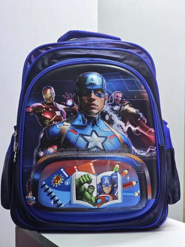 Captain America Large Capacity School Bag for Boys - thumbnail 2