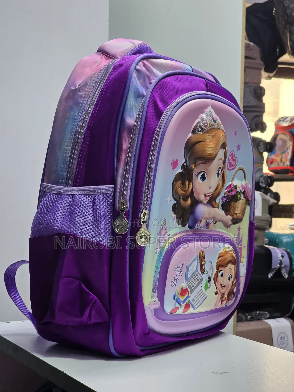 Sofia the First School Bag Large Capacity