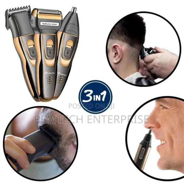 Geemy Rechargeable Hair Shaving Machine, Shaver- 3 in 1 - main view