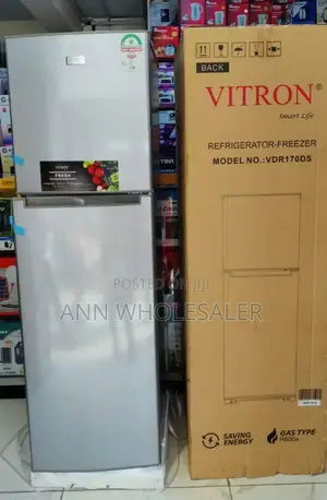 *Vitron 170litres Double Door Fridge V16