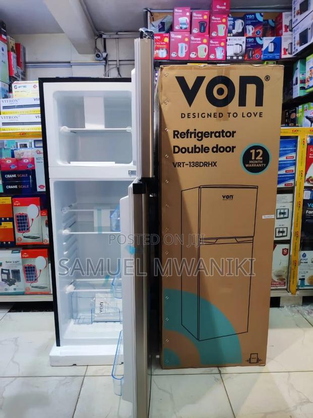 Von 138l Double Door Fridge Direct Cooling - thumbnail 2