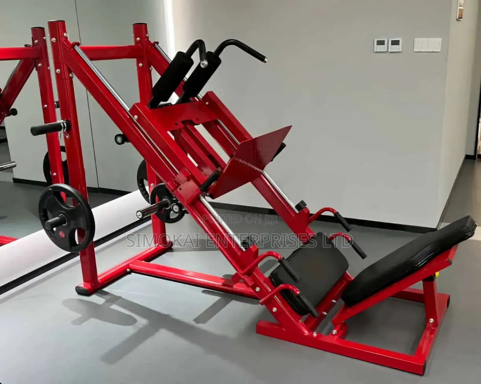Leg Press Hack Squat Machine Combo Heavy Duty Leg Exercise