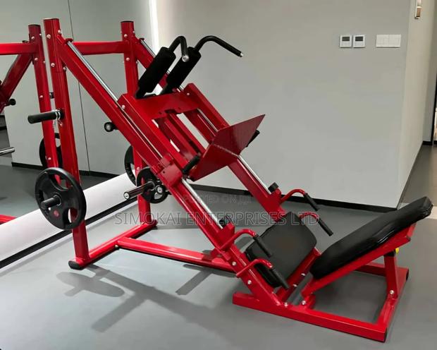 Leg Press Hack Squat Machine Combo Heavy Duty Leg Exercise
