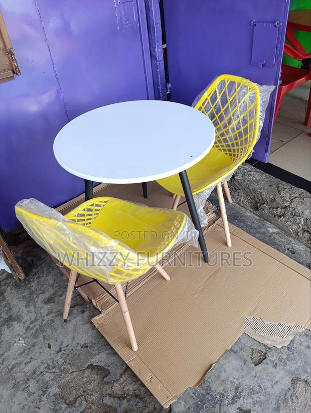 Round Wooden Dining Table - main view