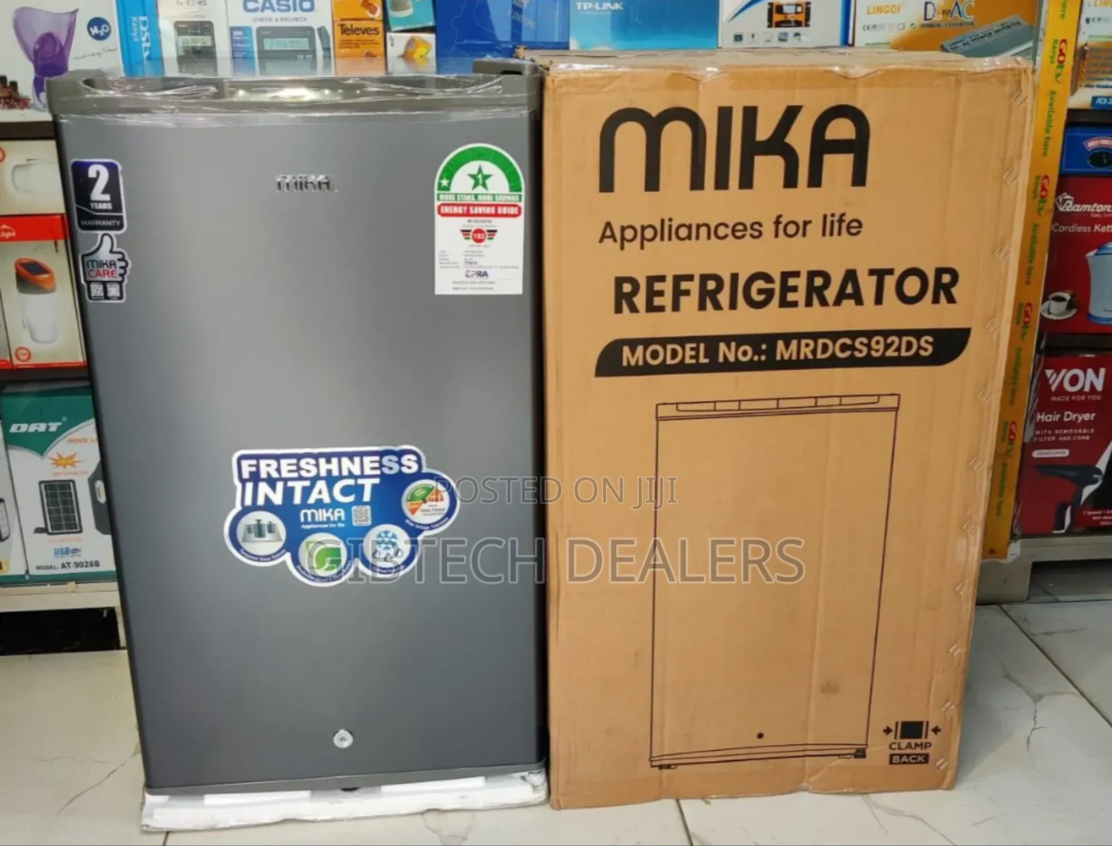Mika 92l Direct Cooling Freestanding Fridge