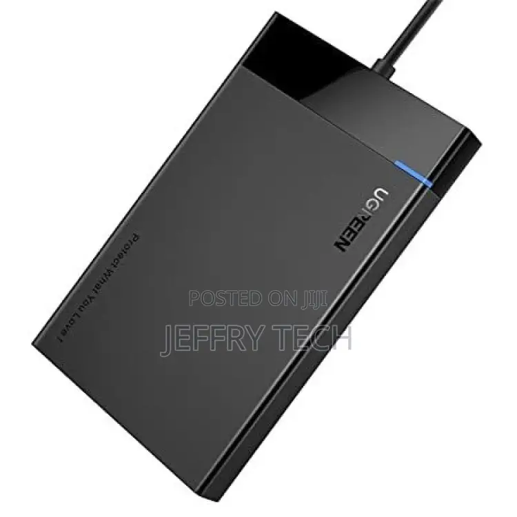 Ugreen 2.5 Inch Hard Drive Box With Bui in USB 3.0 Cable Moa