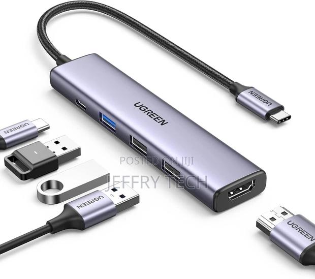 Ugreen Usb-C to 4*Usb 3.0+Hdmi Adapter Cm417 20197