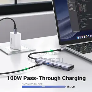 Ugreen Usb-C to 4*Usb 3.0+Hdmi Adapter Cm417 20197