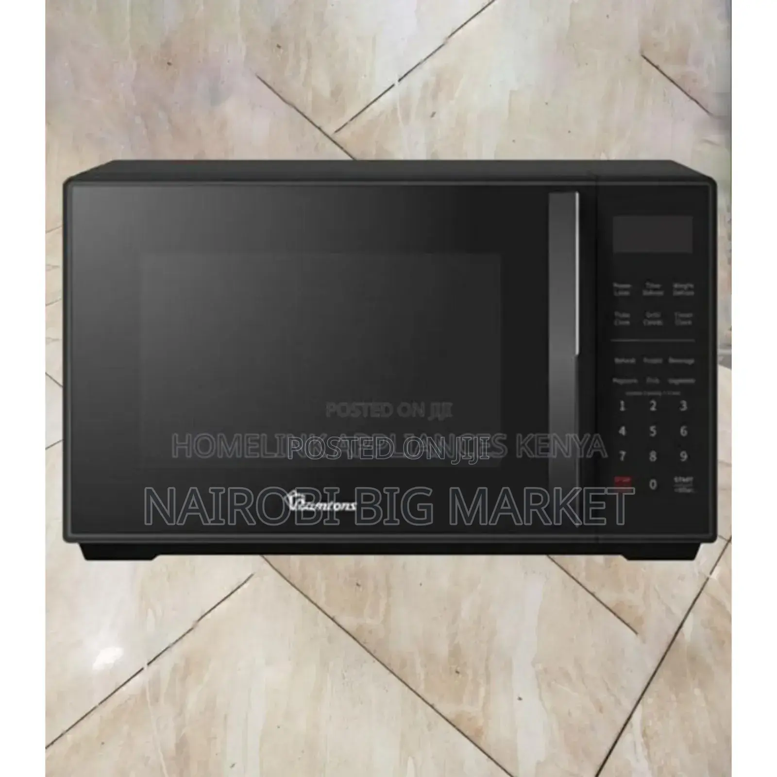 Black Ramtons With Grill Microwave