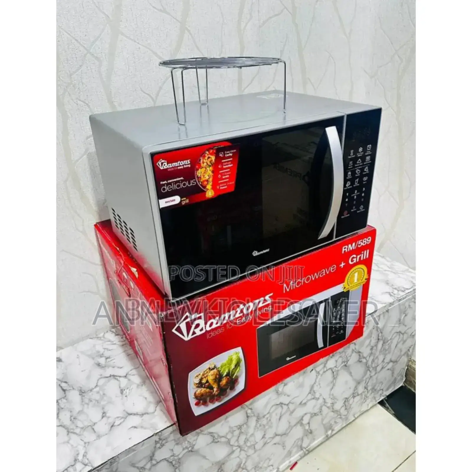 Top Grill. Ramtons 20litres Digital Microwave