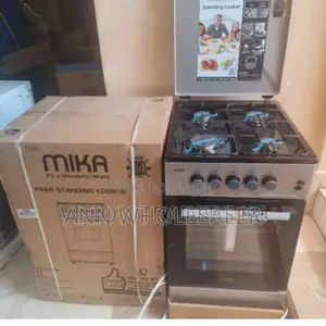 Four Burner Mika 50by60 Standing Cooker.