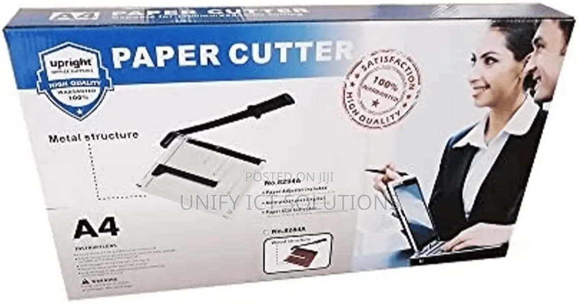 Paper Cutter A4 Size 12 Inch, Guillotine Trimmer White