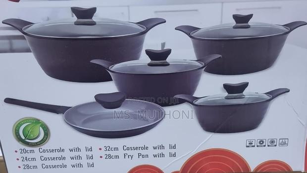 Black Heavy Granite MBH Exclusive Die Casting Cookware Set N - thumbnail 4