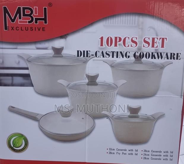 Gray Heavy Granite MBH Exclusive Die Casting Cookware Set - thumbnail 2