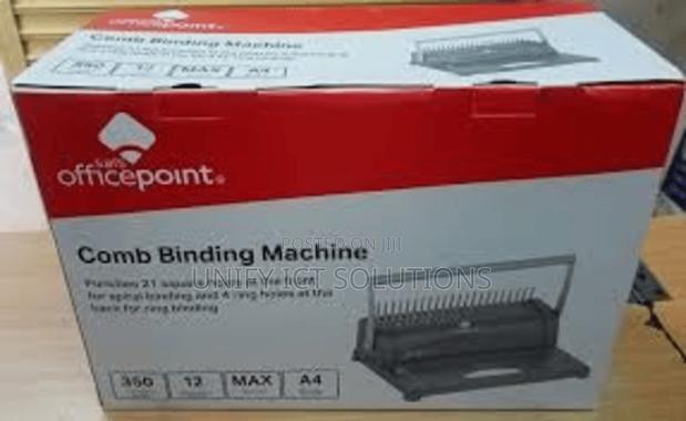 Officepoint Comb Binding Machine - main view