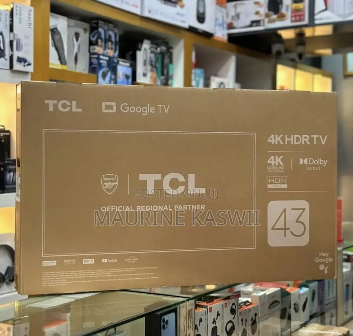 TCL 43 Smart Uhd Google Tv 43v6b