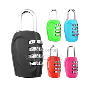 4 Dial Digits Code Number Password Combination Padlock at 