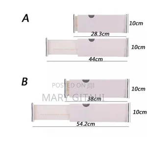 Storage Drawers Divider Retractable Plastic Adjustable