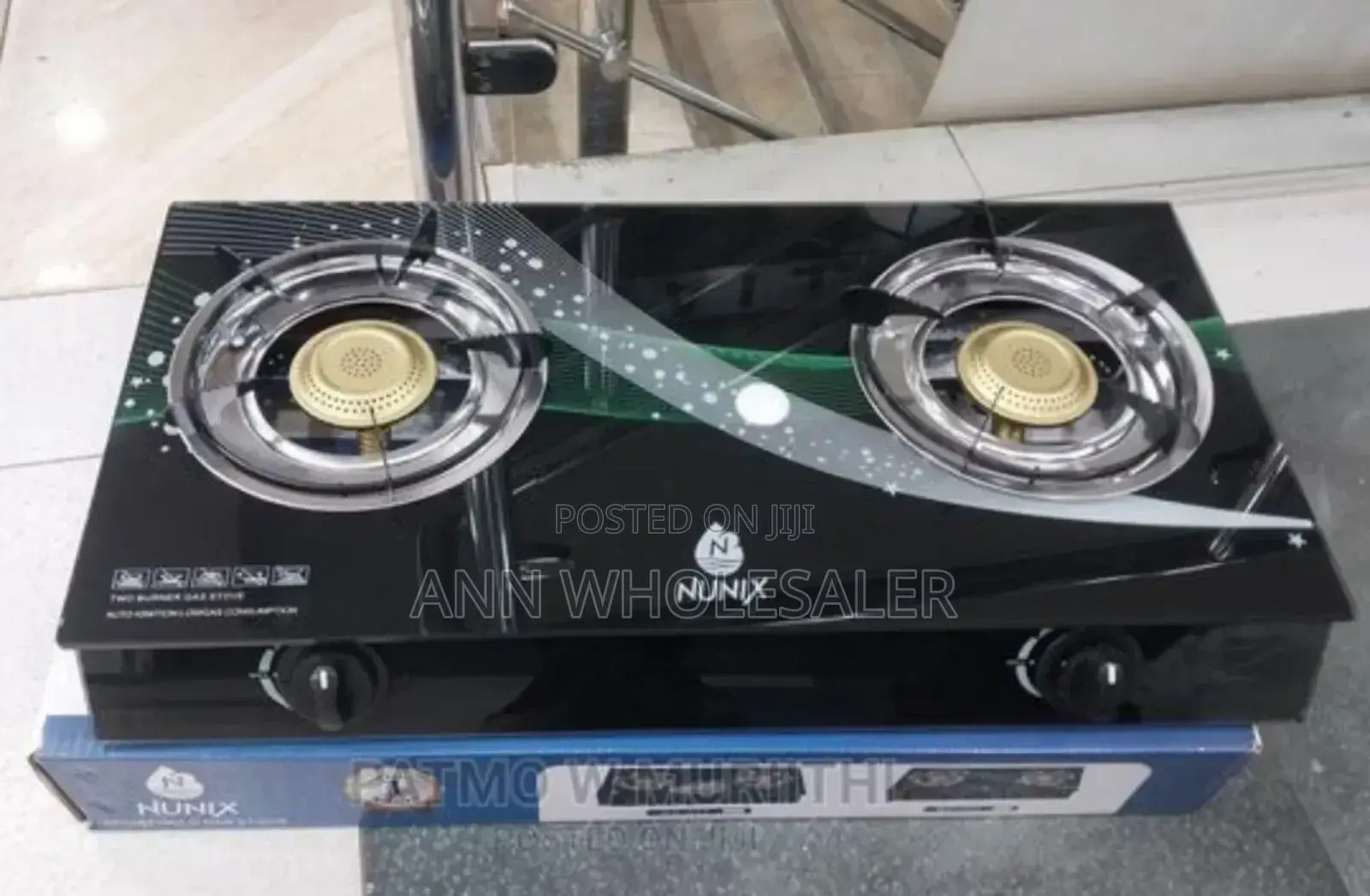 2 Burner Cooker Glass Top