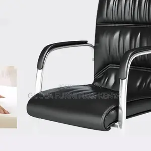 Office Chairs: High Back Leather Executive Waiting Chair