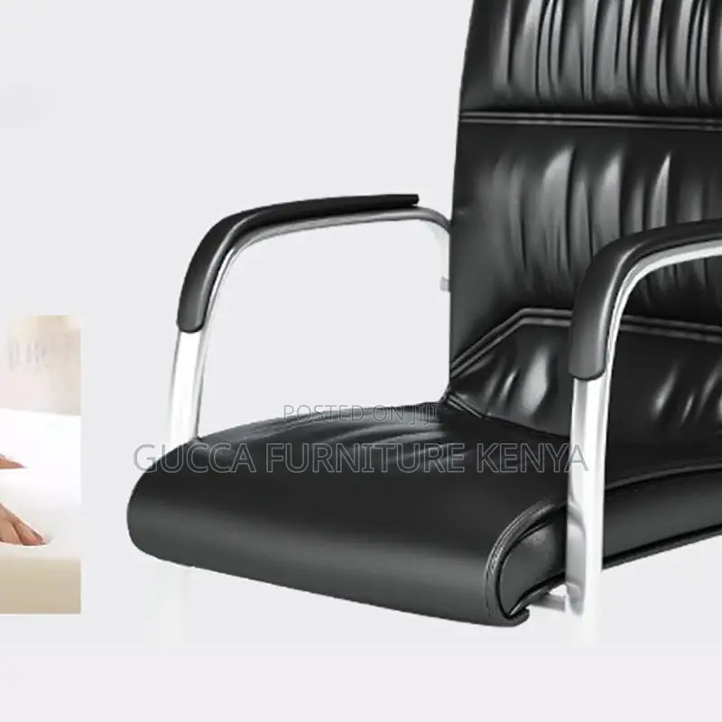 Office Chairs: High Back Leather Executive Waiting Chair
