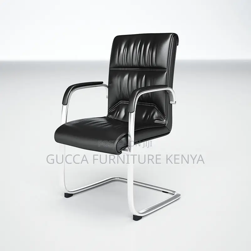 Office Chairs: High Back Leather Executive Waiting Chair