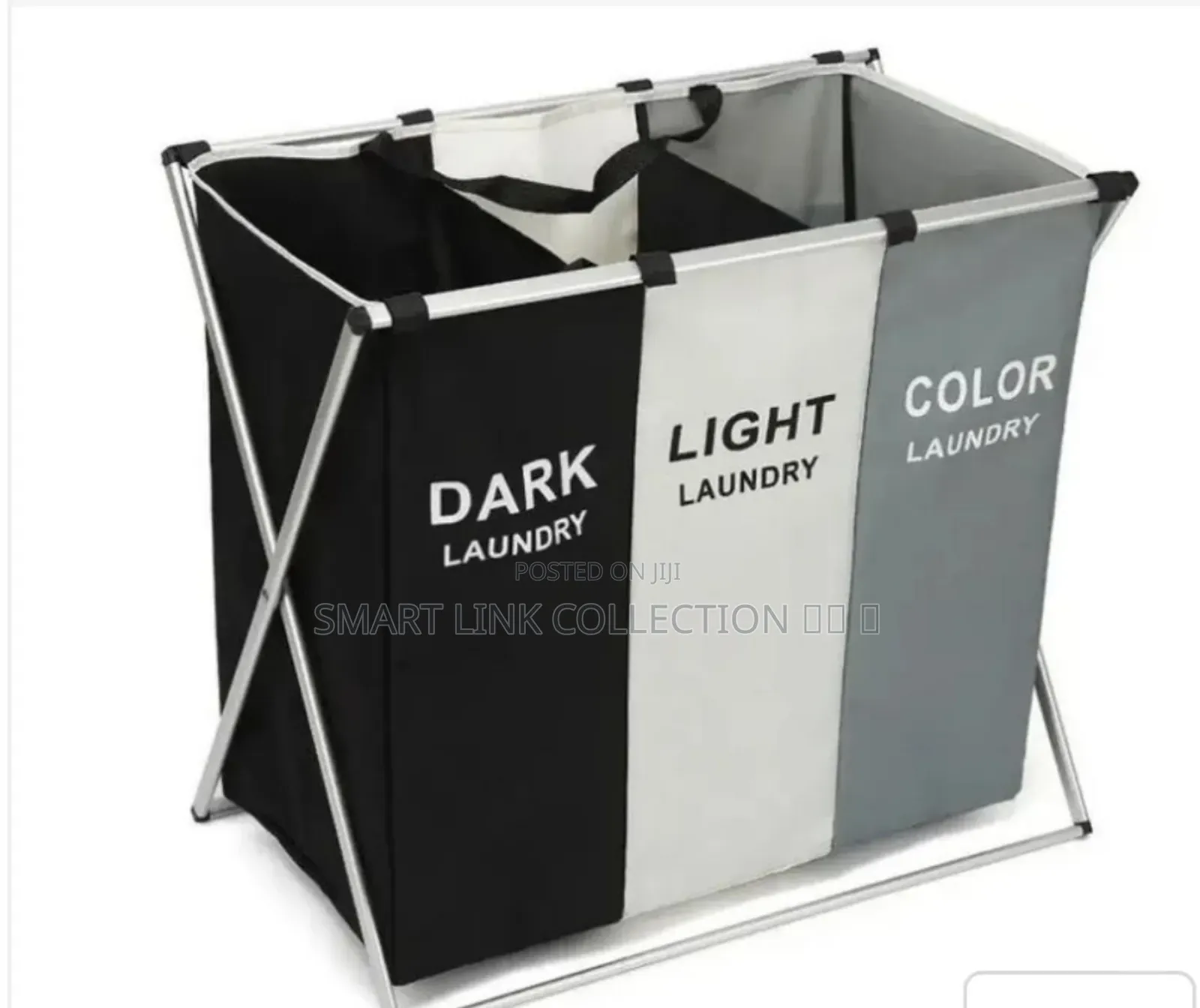 3 Grid Foldable Laundry Basket 