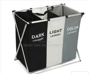 3 Grid Foldable Laundry Basket 