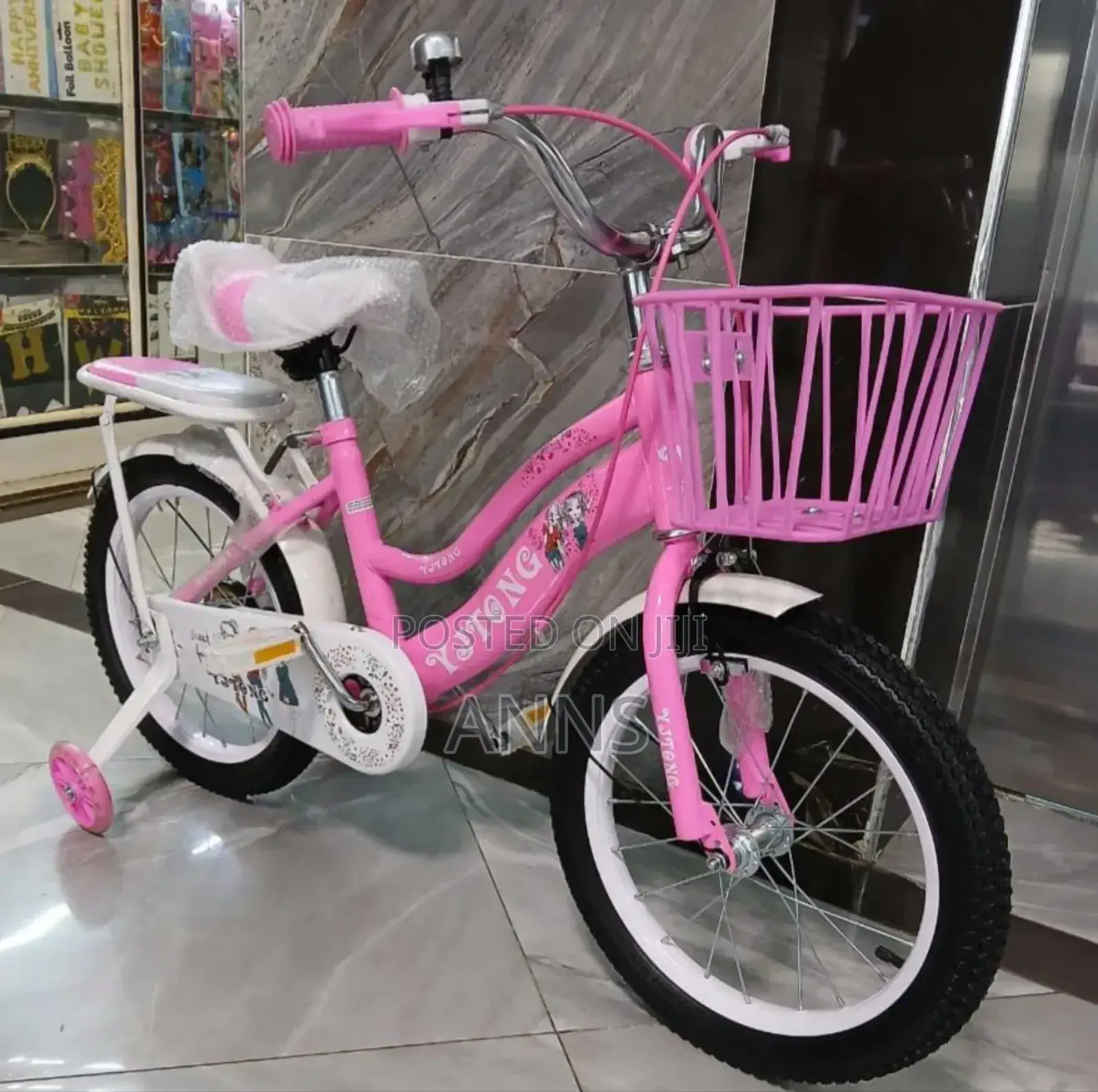 Pink Lady Bird Size 16 Kids Bike