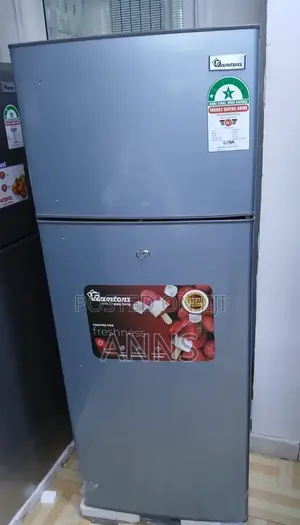 Ramtons 138litres ~ Silver Double Door Refrigerator