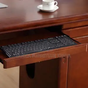 Office Tables:1.4 Meters Natural Wood Executive Staff Desk