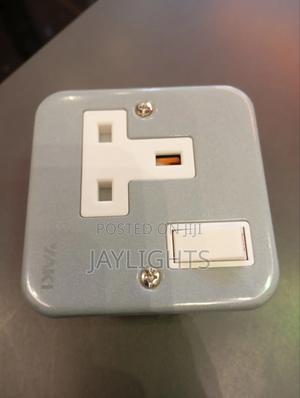 Fireproof 13A Wall Switched Mount Blanking Socket - thumbnail 2