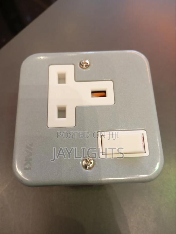 Fireproof 13A Wall Switched Mount Blanking Socket - main view