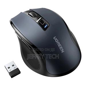Ugreen USB Optical Wireless Mouse 2.4ghz 4000 DPI Black (MU0 - thumbnail 2