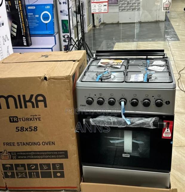 Mika 3+1 Free Standing Cooker With Oven ~ Size 58×58cm