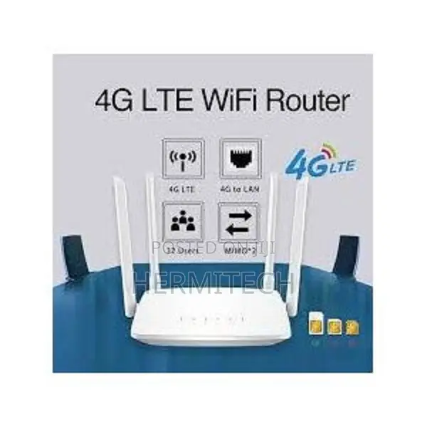 4G LTE Wifi Router 300mbps High Speed 4 External Antennas