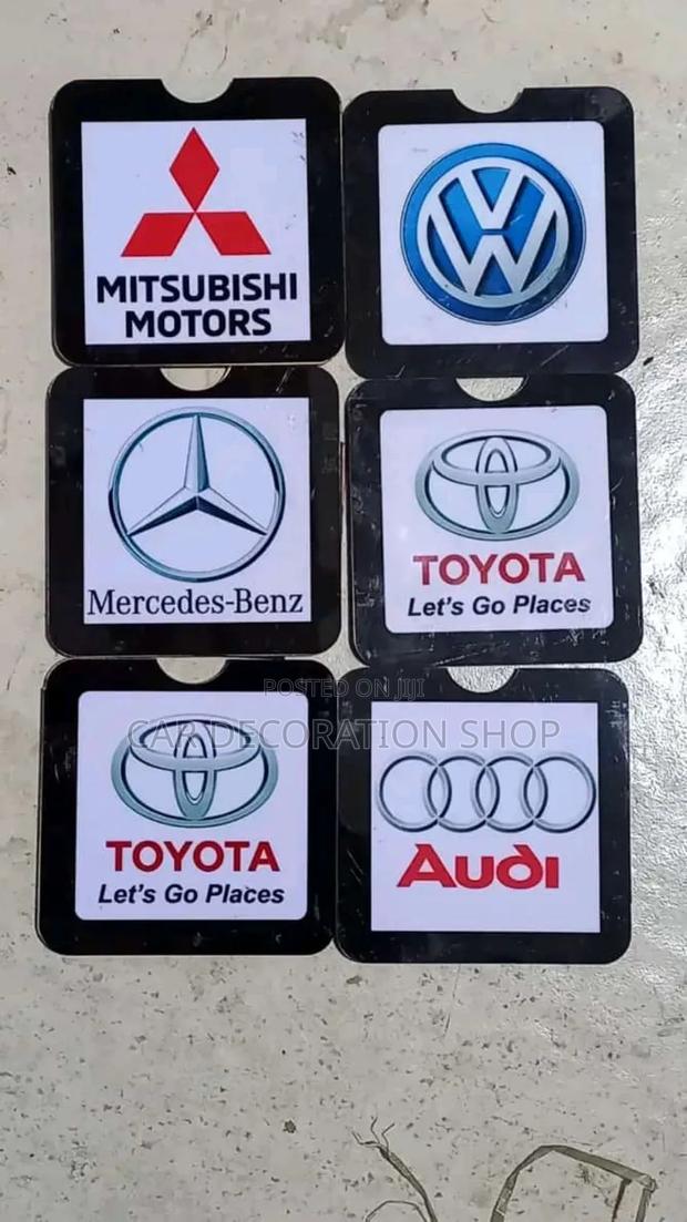 Mitsubishi,Vw,Audi, Toyota, Mercedes Dust Logo Mats