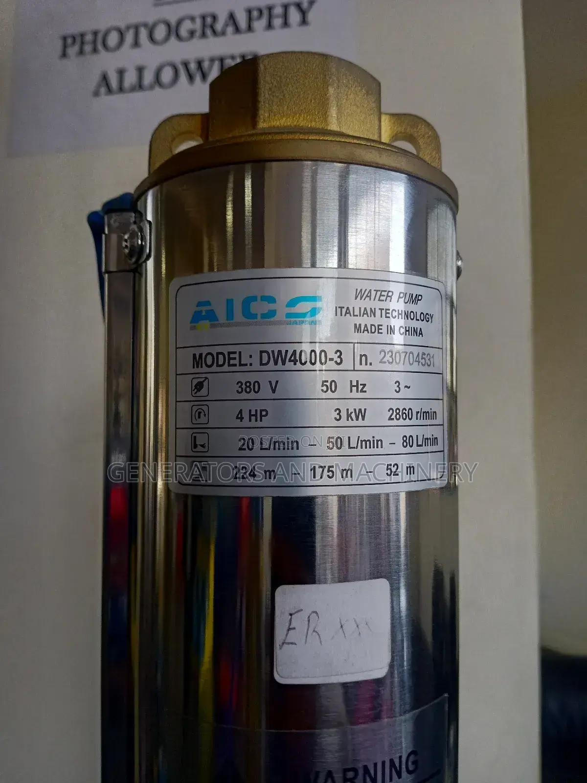 3-Phase Deep Well Pump