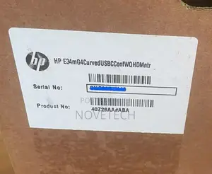 New Hp E34m G4 34" WQHD Curved Usb-C Conferencing Monitor