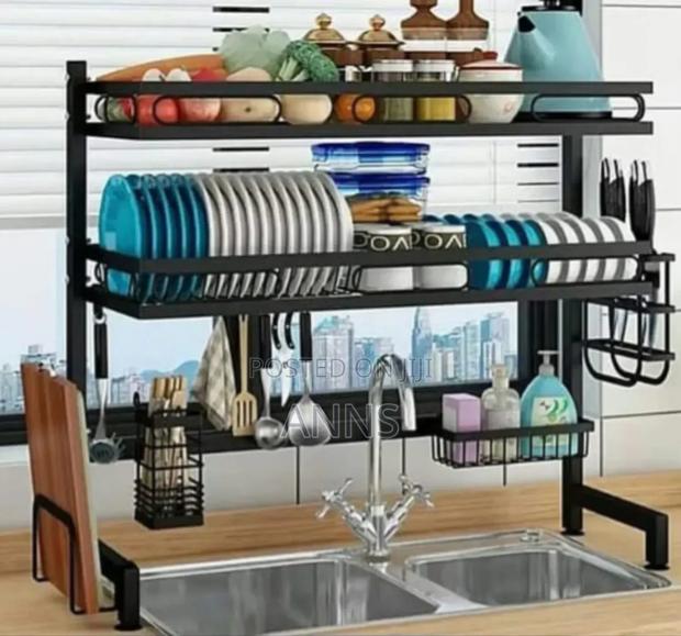 Larger Size Double Over the Sink Rack