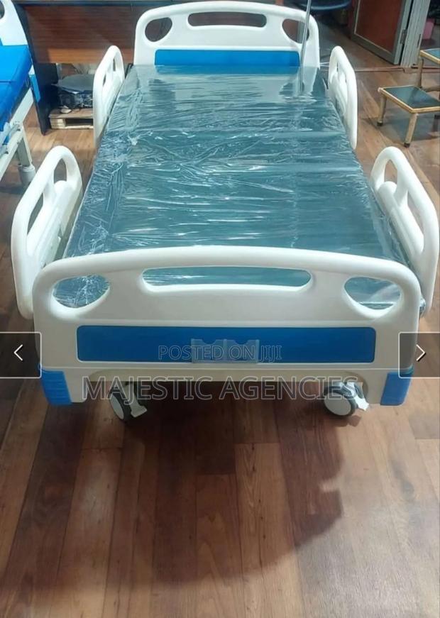 Single Function Hospital Bed With Matress - main view